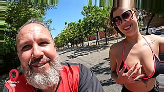 Ma Santos has a hot beach date with Ted in his buggy.