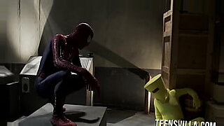 Casey Calvert and Xander Corvus in Spider-Man XXX: More Sex Please.