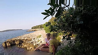 Public beach blowjob in Croatia