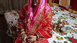 Newly married Indian wife on Karwa Chauth, first time sex, clear audio.