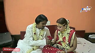 Hot Indian wife satisfies her new husband on their wedding night.