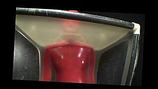 Latex condom catsuit