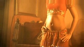 Indian princess performs a hot Bollywood dance routine.