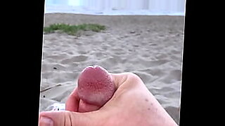 Jerking and Cumming to a Beach Sunset