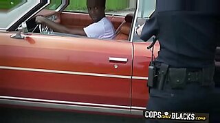 Black man is stopped by hot milf police for speeding and gets lucky.