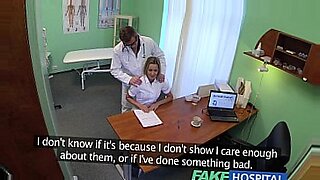 Hot nurse gets a raise after a hot solo performance in front of her doctor.