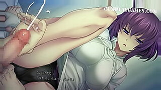 Sakusei Byoutou gameplay continues with foot-fetish and cumplay games.