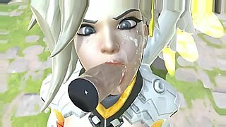 Mercy gets a facial and a blowjob in this Overwatch porn.