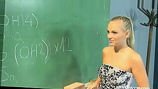 Teen blond student