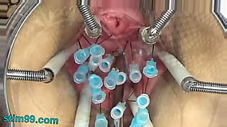 Extreme German BDSM Needles inner Pussy Cervix and Tits