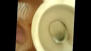 Masturbation in bathroom.