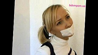 Tiny cutie tied up and gagged.